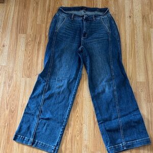 Judy Blue Indigo Wide-Leg Jeans